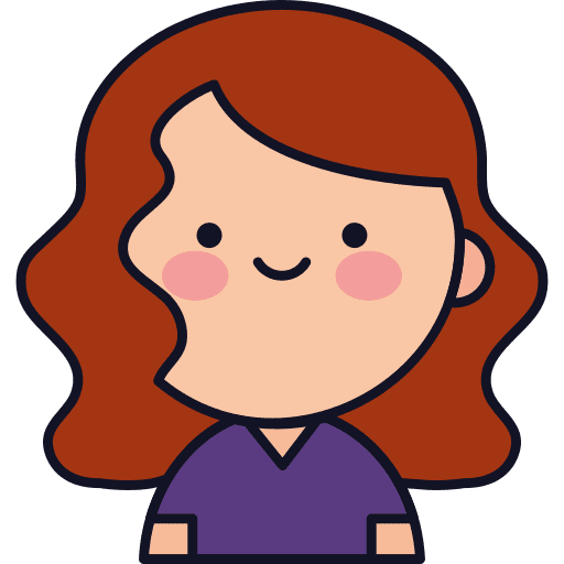 Girl woman copper kawaii icon