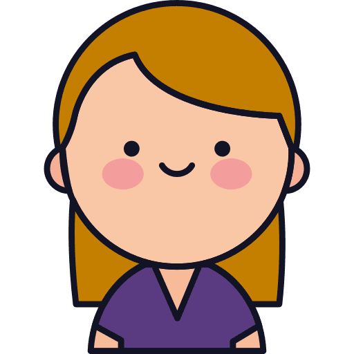 Girl kawaii character person icon