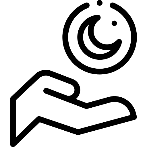 Islam hand islam muslim icon