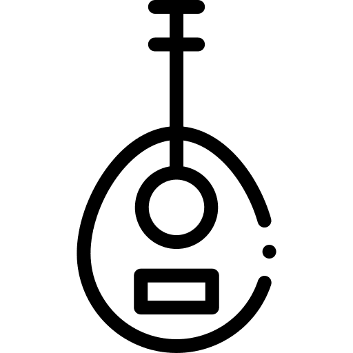 Laud music and multimedia laud music icon