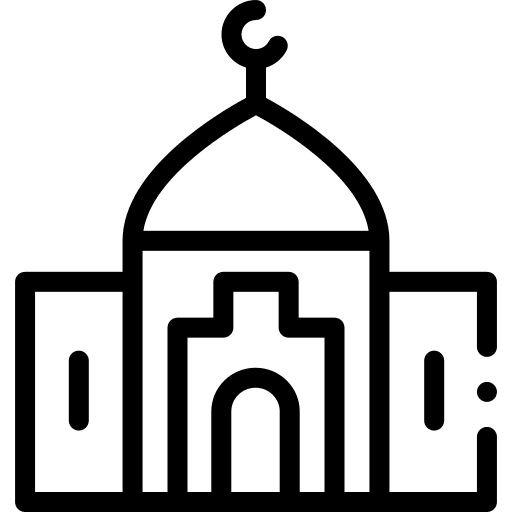 Mosque building monuments mosque icon