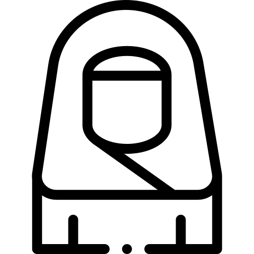 Muslim arab woman woman costume icon