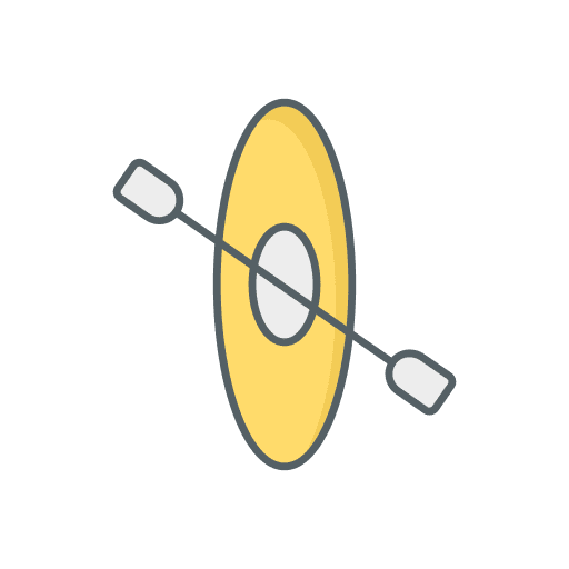 Canoe canoe kayak boat icon