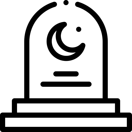 Cementery grave sign gravestone icon