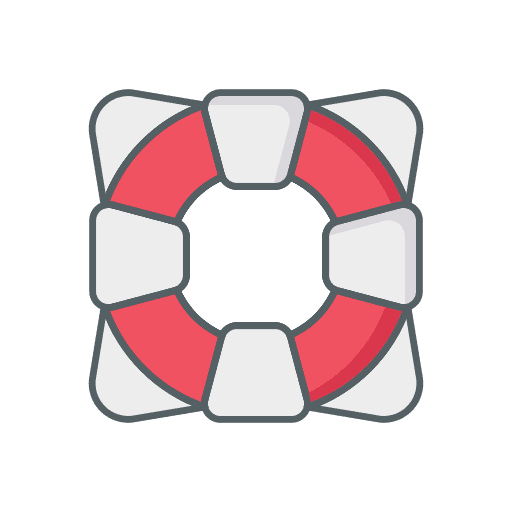 Life guard pool lifesaver save guard icon