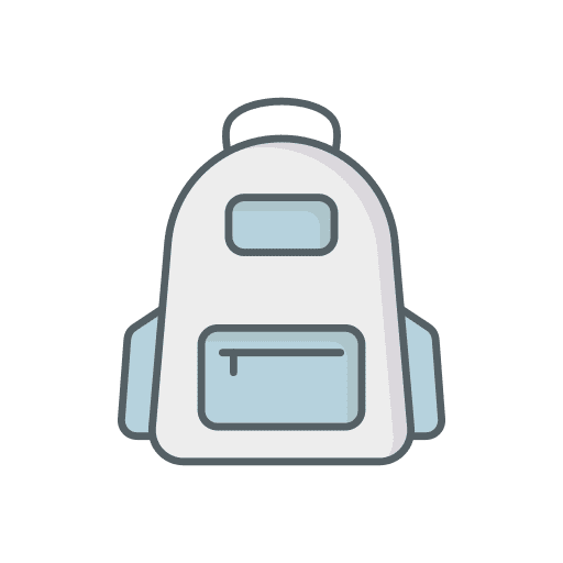 Bag traveling luggage tourism icon