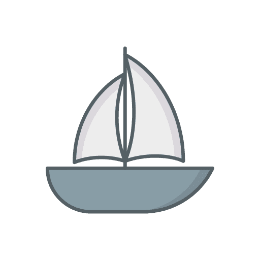 Boat sea transport traveling icon