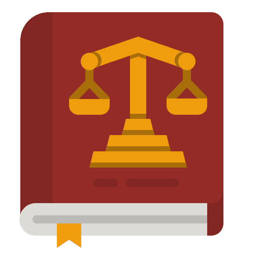 Law book legal justice law book icon