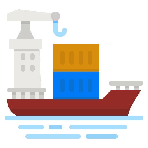 Cargo ship cargo ship shipping and delivery transportation icon
