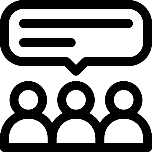 Chat message chat bubble teamwork icon