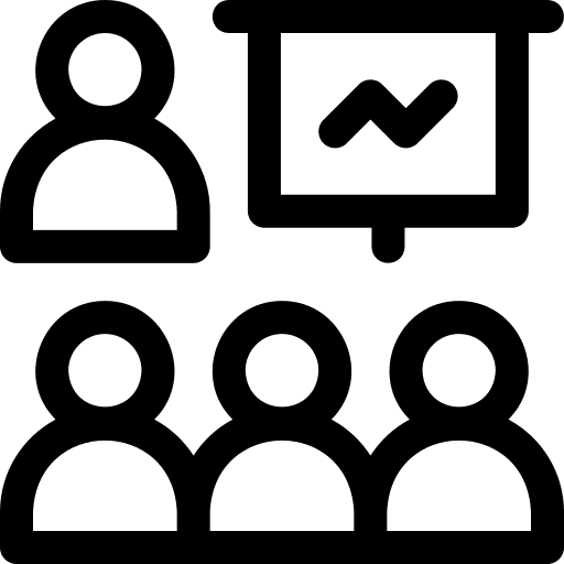 Presentation working work graph icon