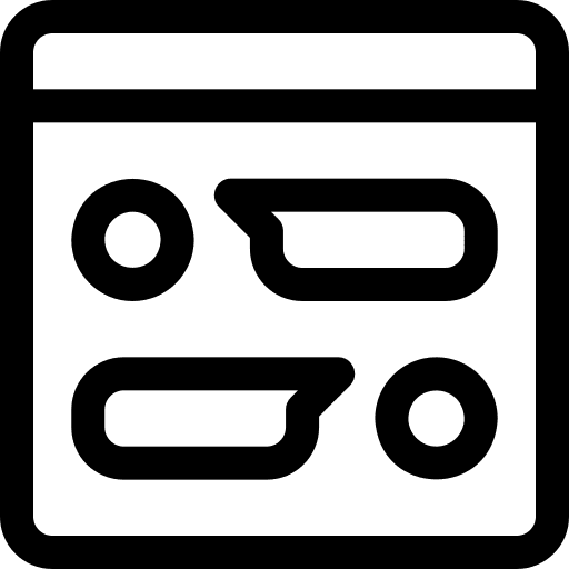 Chat communications chat team work icon