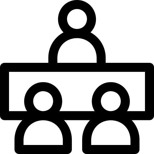 Meeting chat conversation business icon