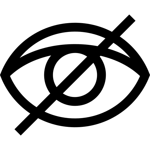 Blind view color blind blindness icon