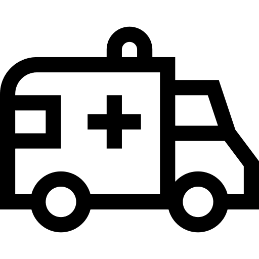 Ambulance emergency vehicle automobile icon