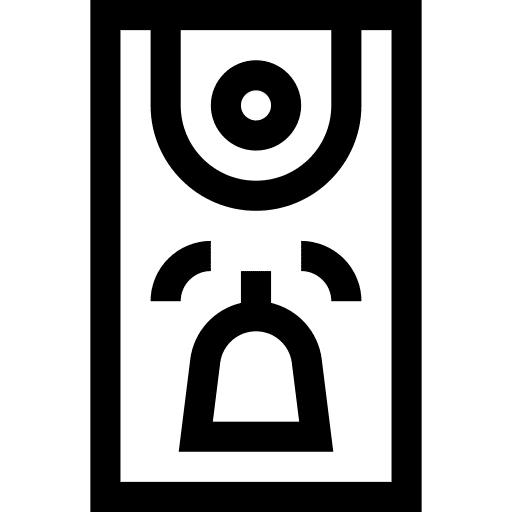 Intercom video doorbell communications technology icon