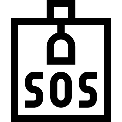 Sos sos aid bell icon