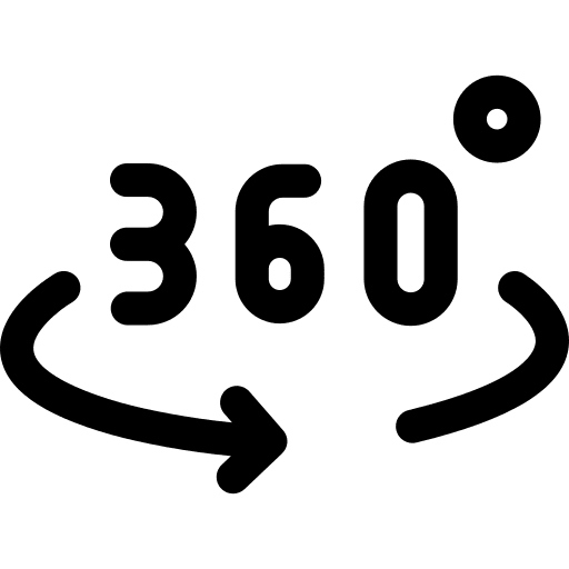 360 electronics 360 degrees multimedia option icon