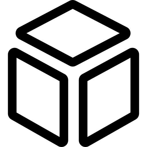 Dimensions prototype art and design geometry icon