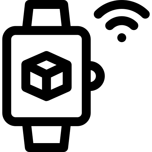 Smartwatch cube smartwatch model icon