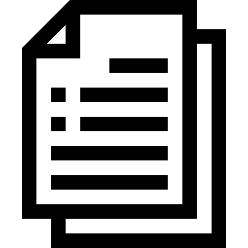 Document list manifest file icon