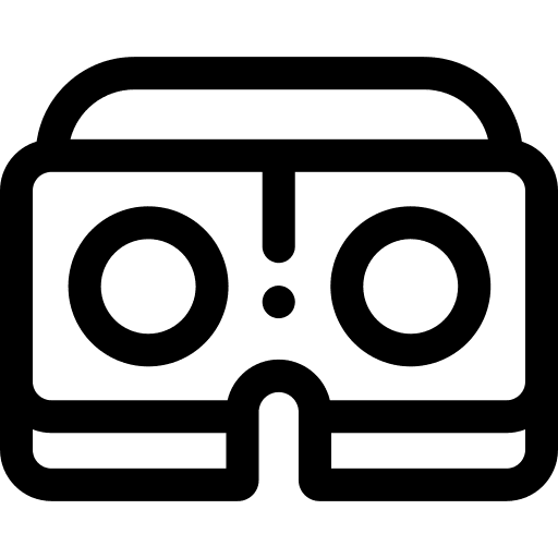 Vr glasses digital glasses electronics icon