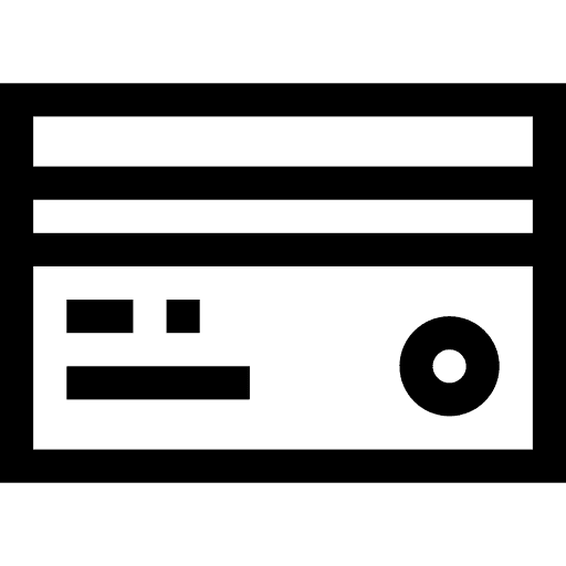 Credit card debit card payment commerce icon