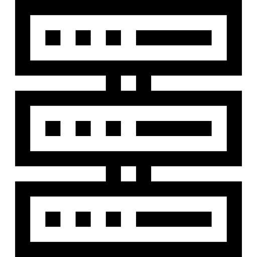 Database network computer storage icon