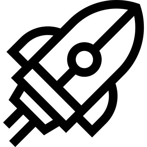 Launch transport space creativity icon