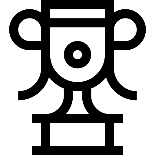 Trophy prize award trophy icon