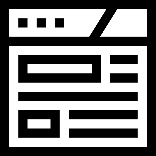 Webpage monitor electronics working icon