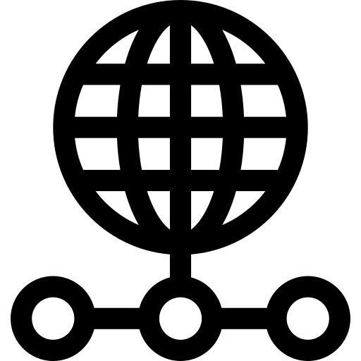 Connection communications internet network icon