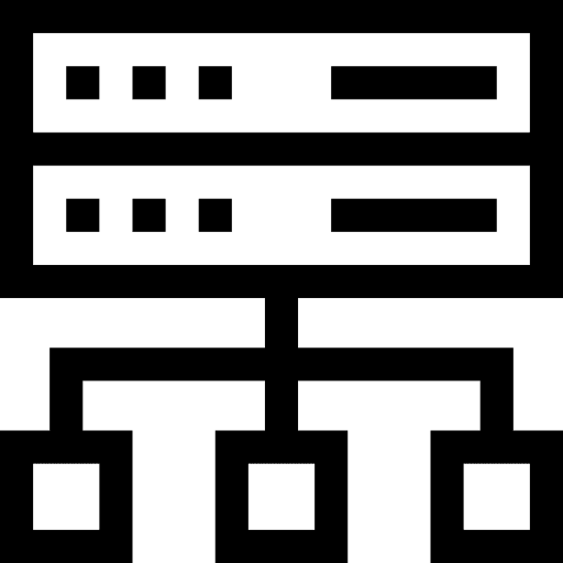 Hosting multimedia hosting storage icon