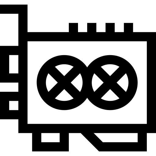 Video card video card security electronics icon