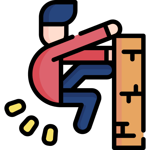 Parkour parkour caucasian sport icon