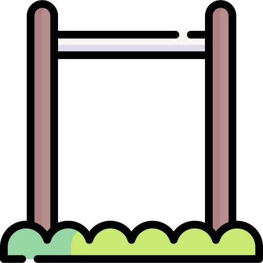 Bar exercise park urban icon