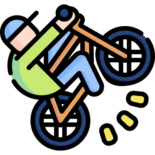 Bmx sport sports and competition hobbies icon