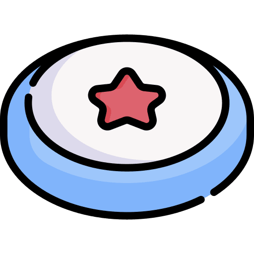 Frisbee play sports disk icon