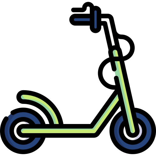 Scooter electric scooter kick scooter transportation icon