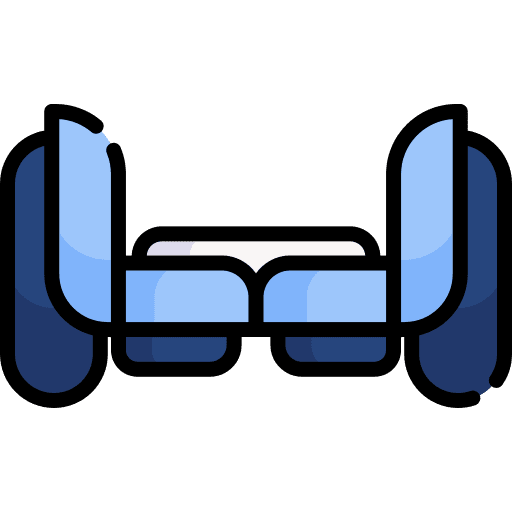 Hoverboard skating transportation transport icon