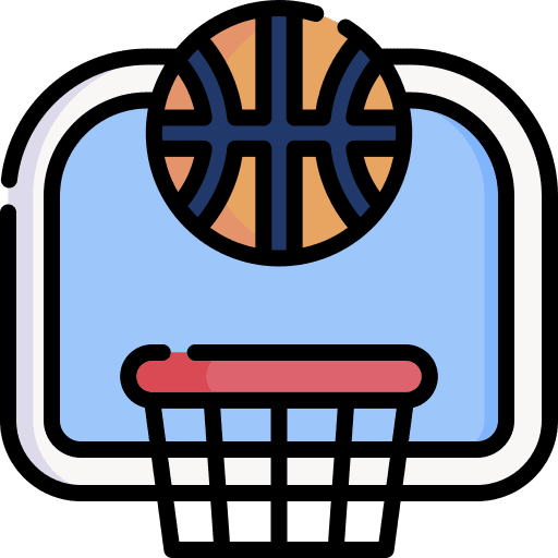 Basketball sports and competition sportive game icon