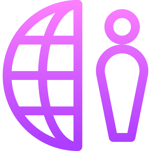 Management users user world icon