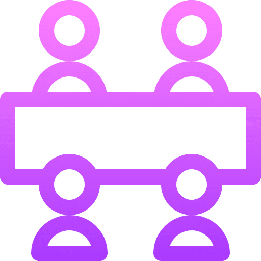 Meeting people group team icon