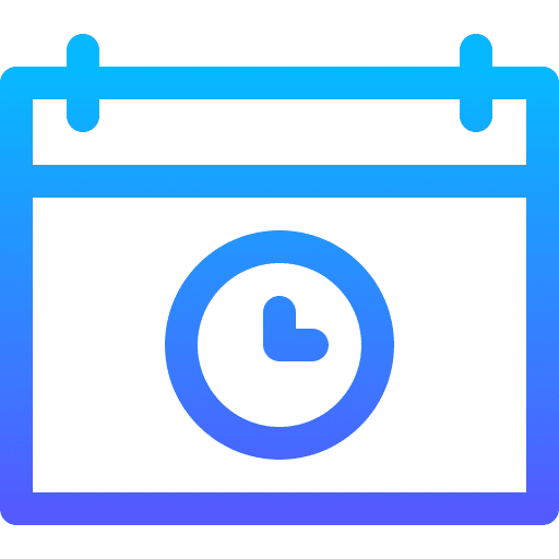 Calendar agenda happy hour time icon