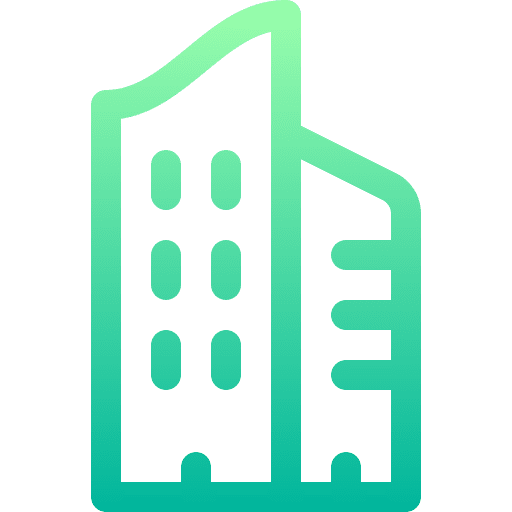 Company buildings enterprise company icon