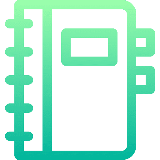 Notebook address book spring notebook business icon