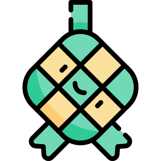 Ketupat ramadan moslem ketupat icon