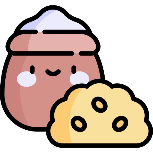 Wheat food and restaurant cooking flour icon