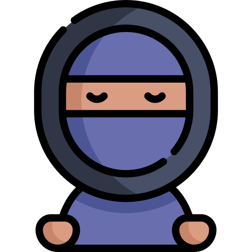 Woman praying pray hijab icon