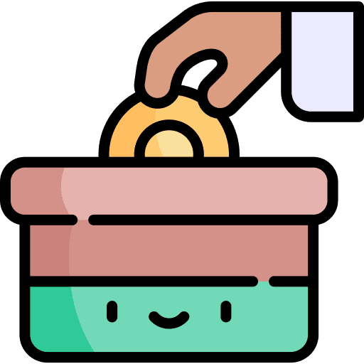 Infaq give calendar giving icon